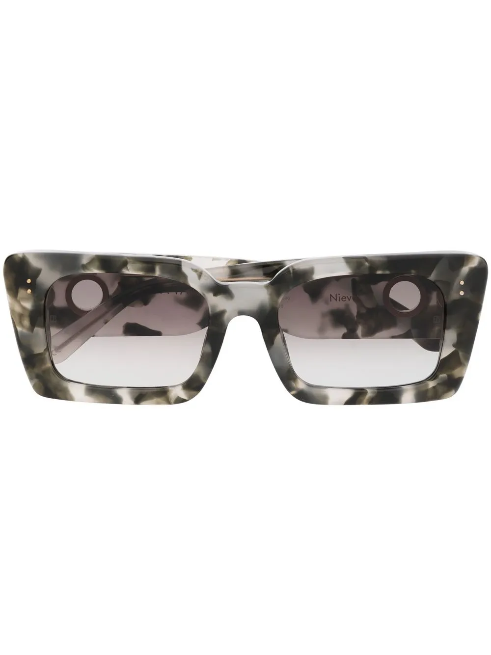 

Linda Farrow rectangular-frame design sunglasses - Grey