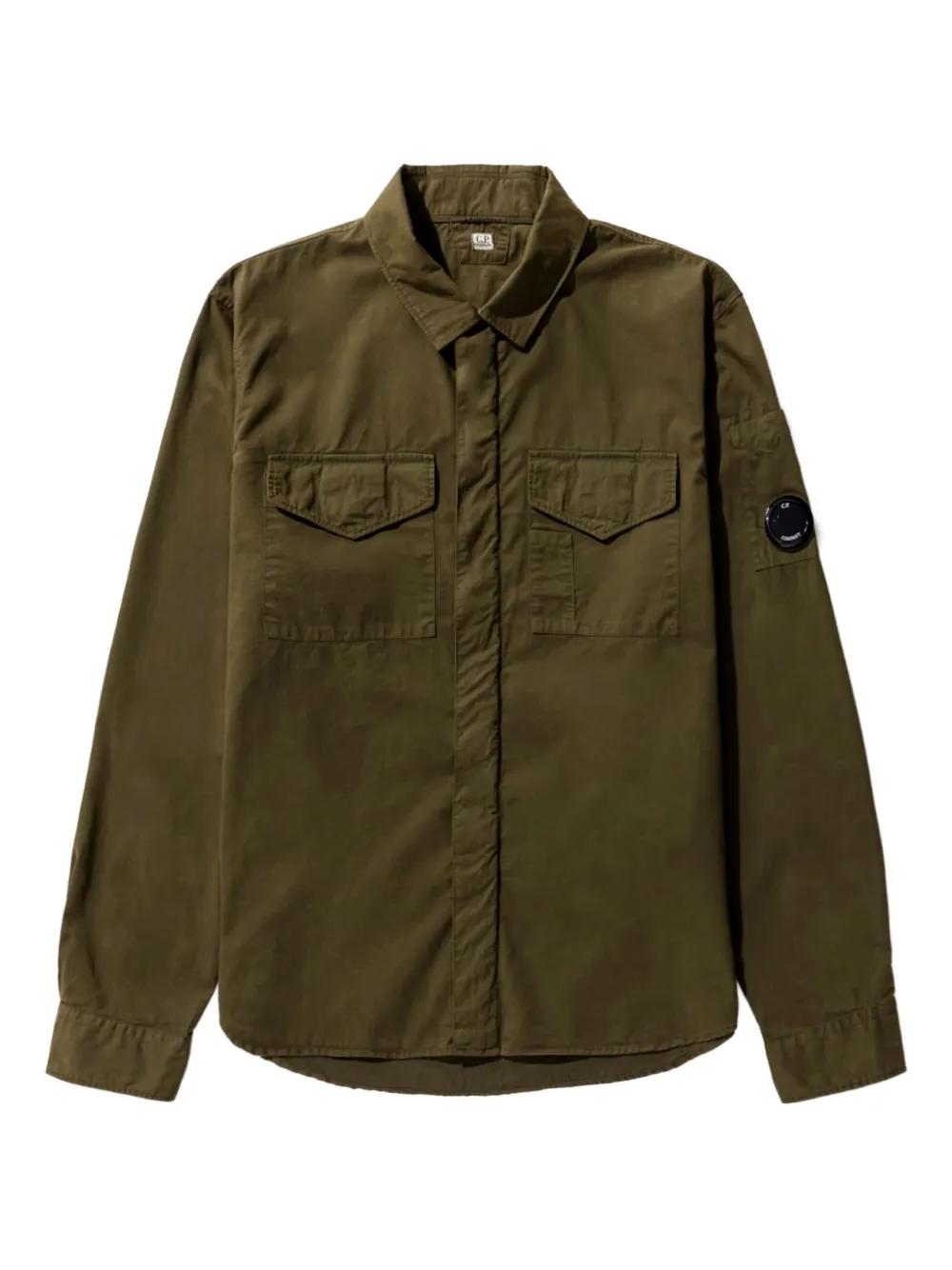 C.P. Company flap-pockets long-sleeves shirt | Green | Image 1