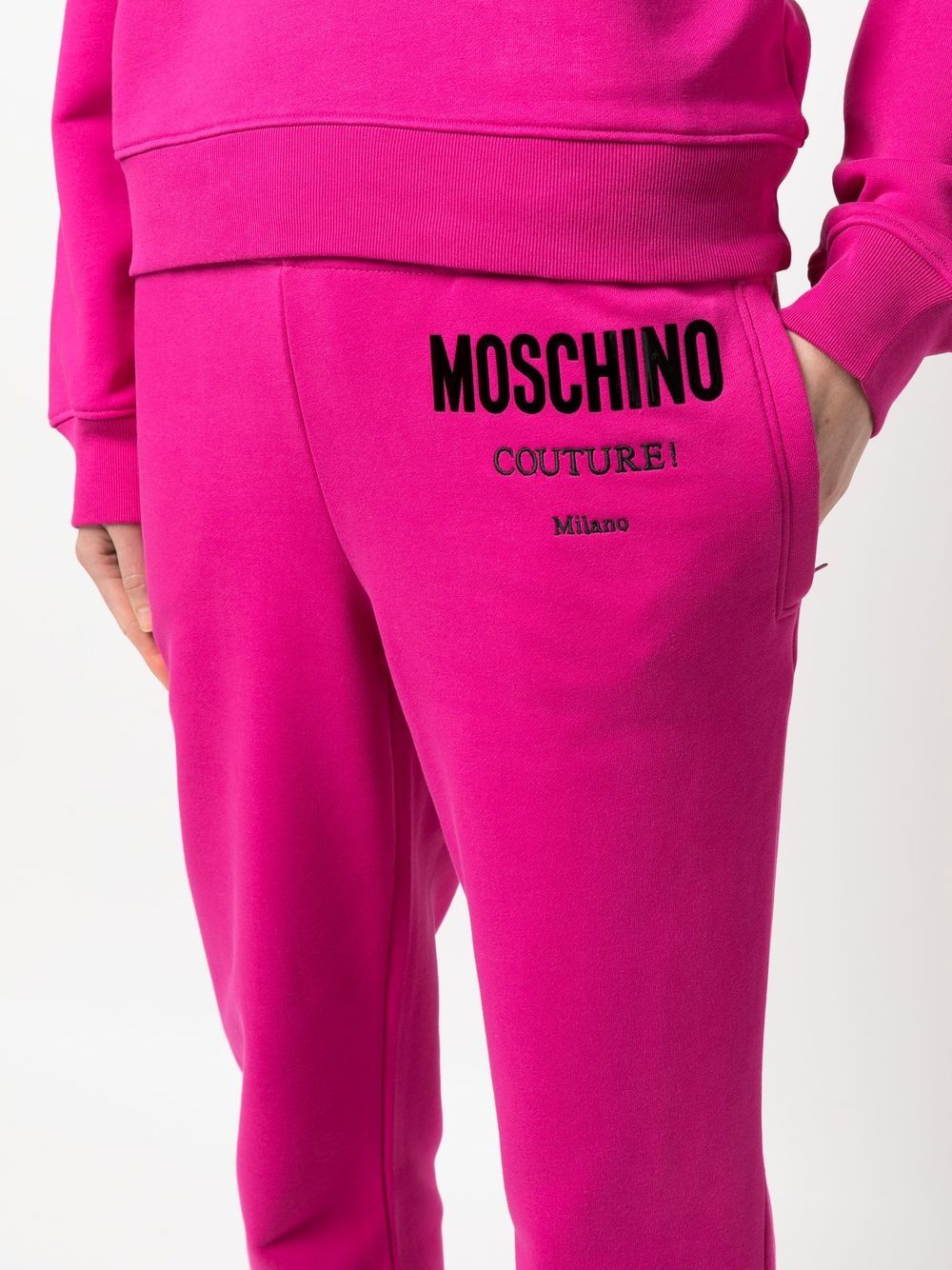 Moschino pink discount tracksuit womens