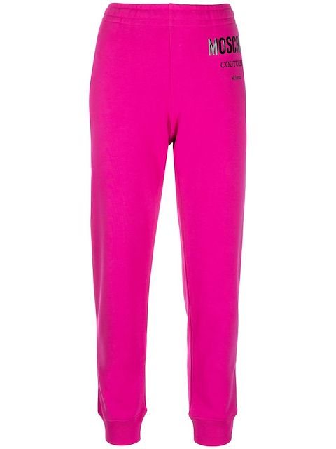 Moschino logo-print track pants