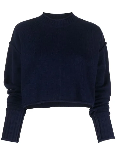 Sportmax ribbed-knit cropped jumper