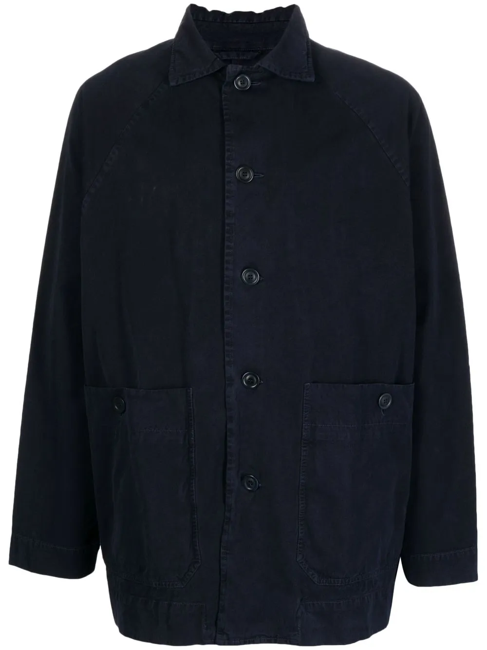 Casey Casey Rotty Dyed Shirt Jacket In Blue | ModeSens