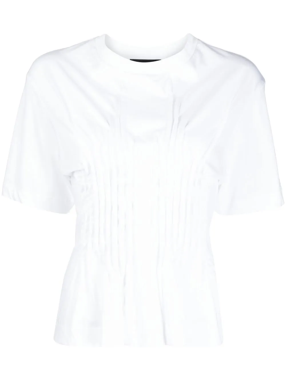 

Simone Rocha short-sleeve sculpted T-shirt - White