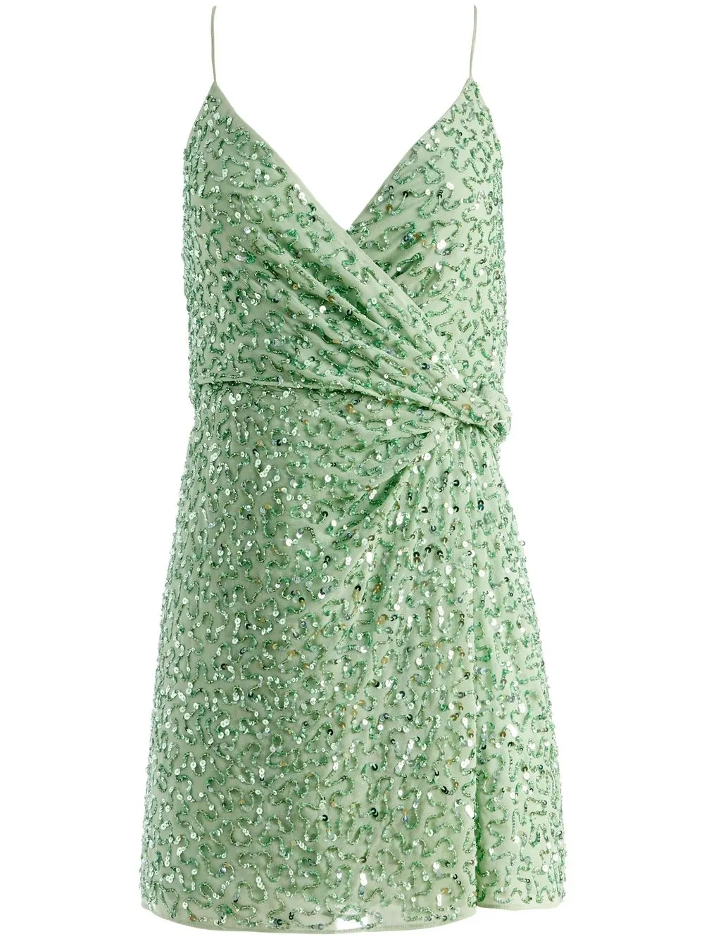 

alice + olivia vestido corto con apliques - Verde