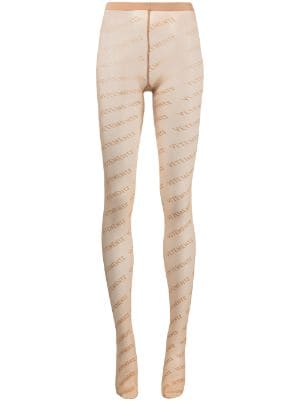 Wolford Intricate-pattern Sheer Tights - Farfetch