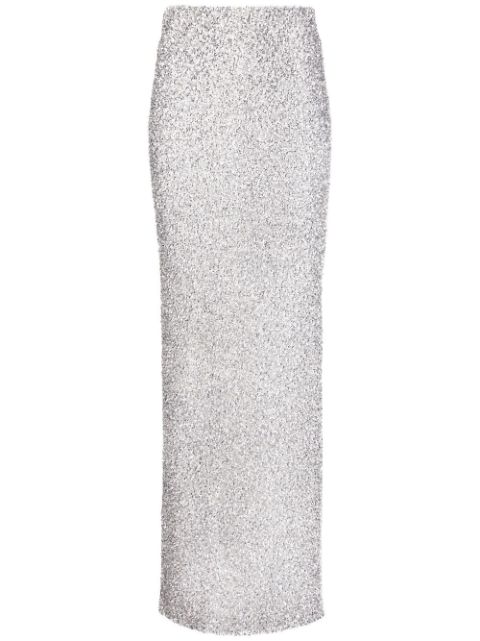 Coperni crystal-embellished maxi skirt Women