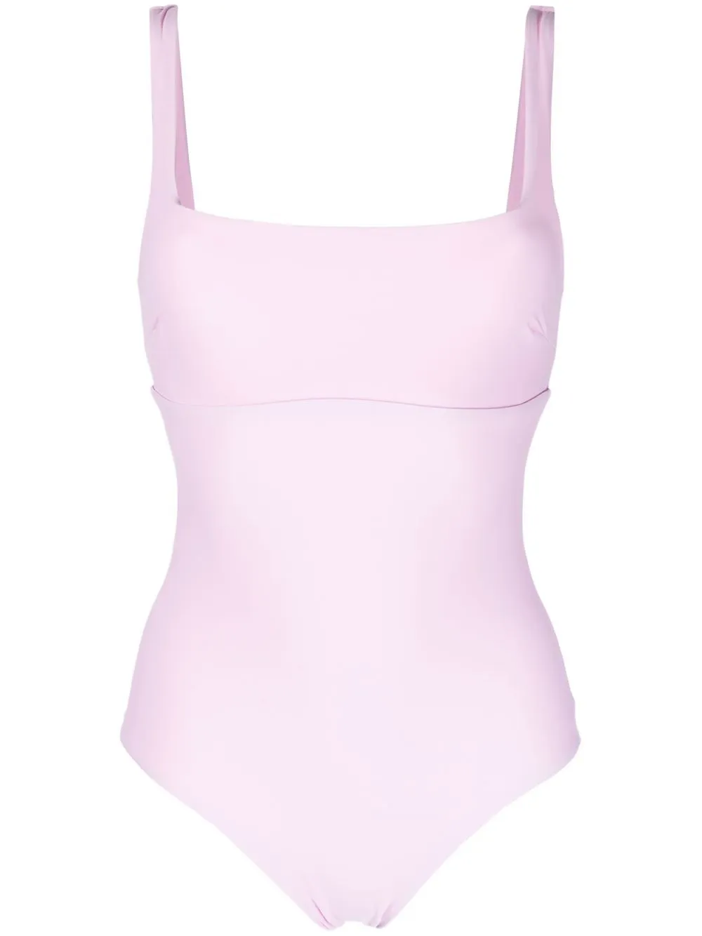 

BONDI BORN Maika square-neck one-piece - Pink