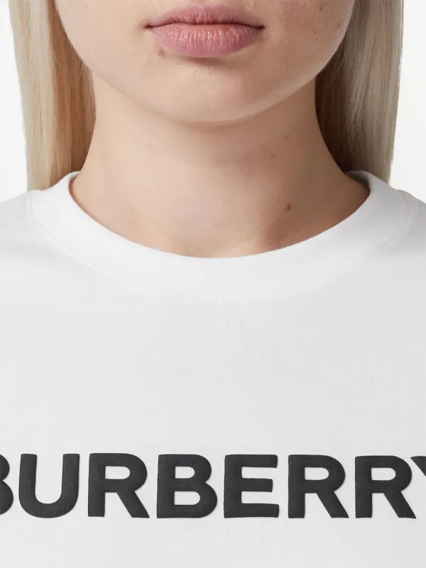 Burberry logo-print Organic Cotton T-shirt - Farfetch