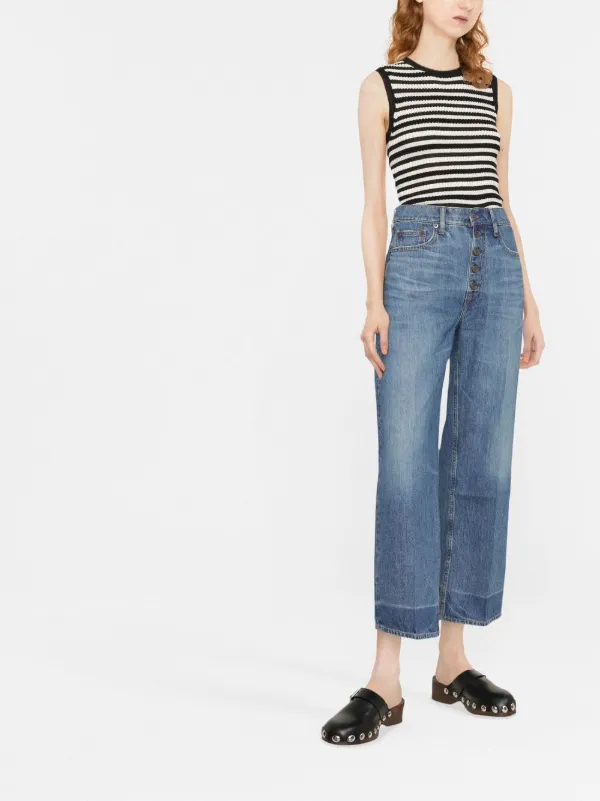 Polo Ralph Lauren wide-leg Cropped Jeans | Blue | FARFETCH