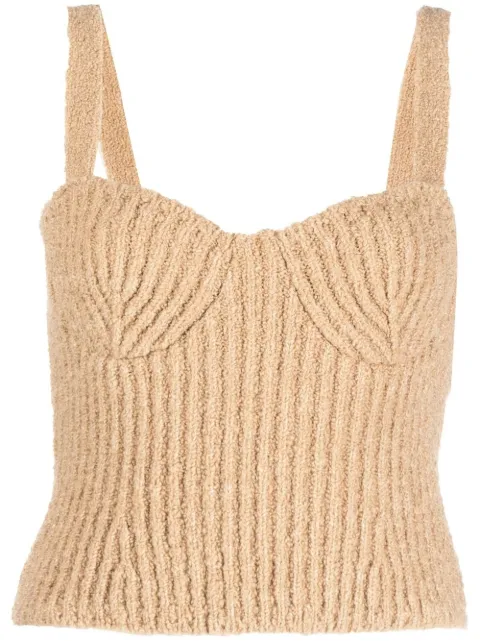 Magda Butrym rib-kit merino-cashmere tank