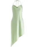 alice + olivia Harmony asymmetric slip dress - Green