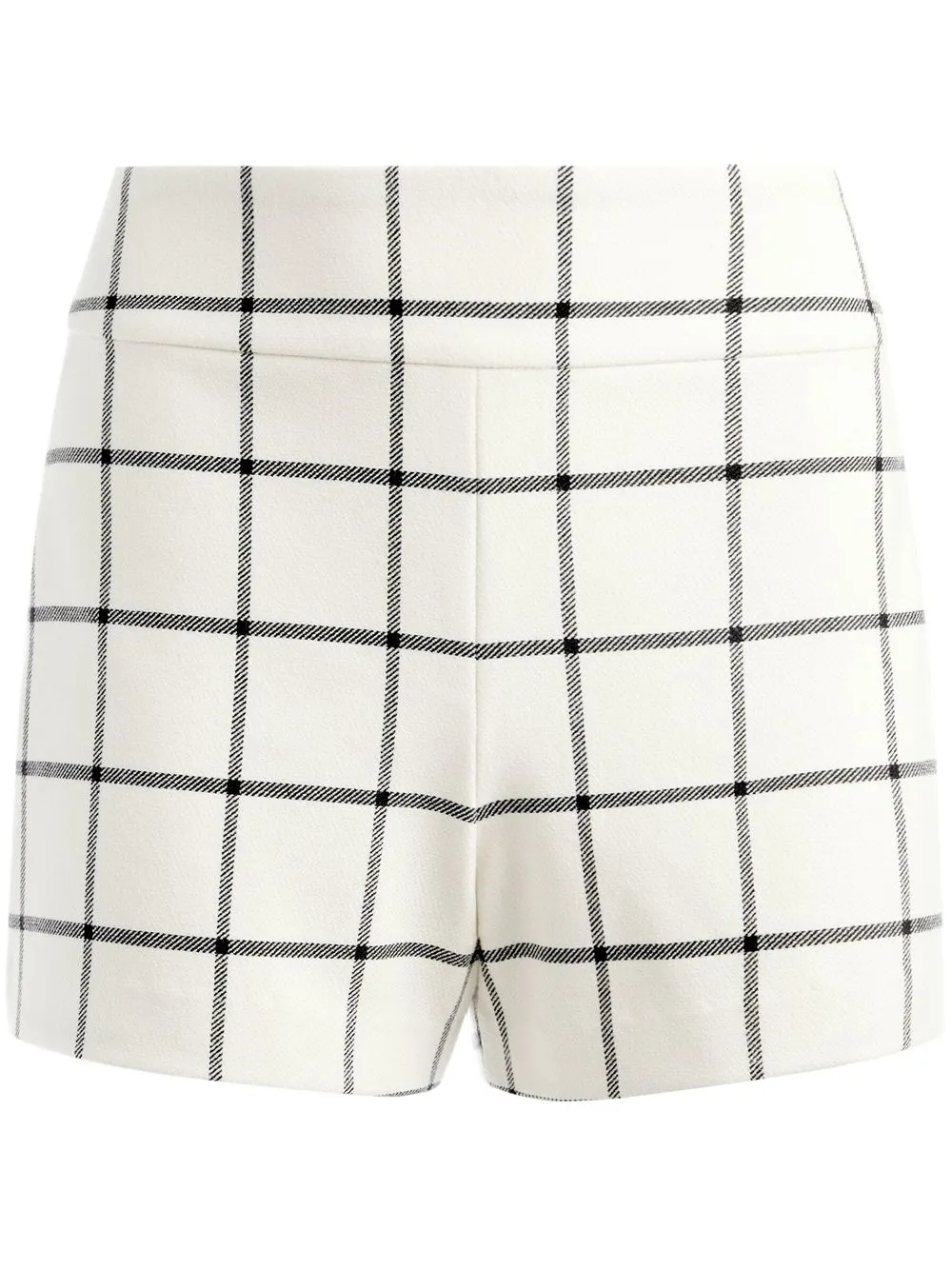 

alice + olivia shorts Donald de tiro alto - Blanco