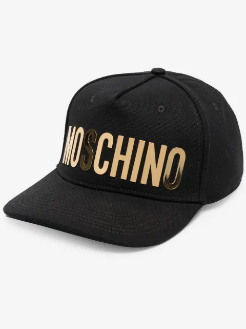 Moschino logo-print cotton cap