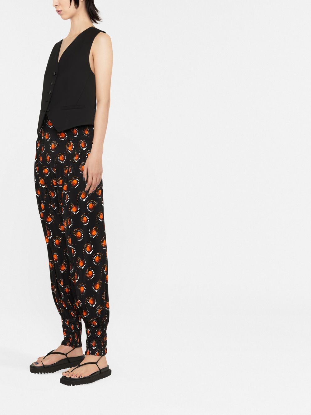 Where to get Rabanne patterned elasticated trousers Women