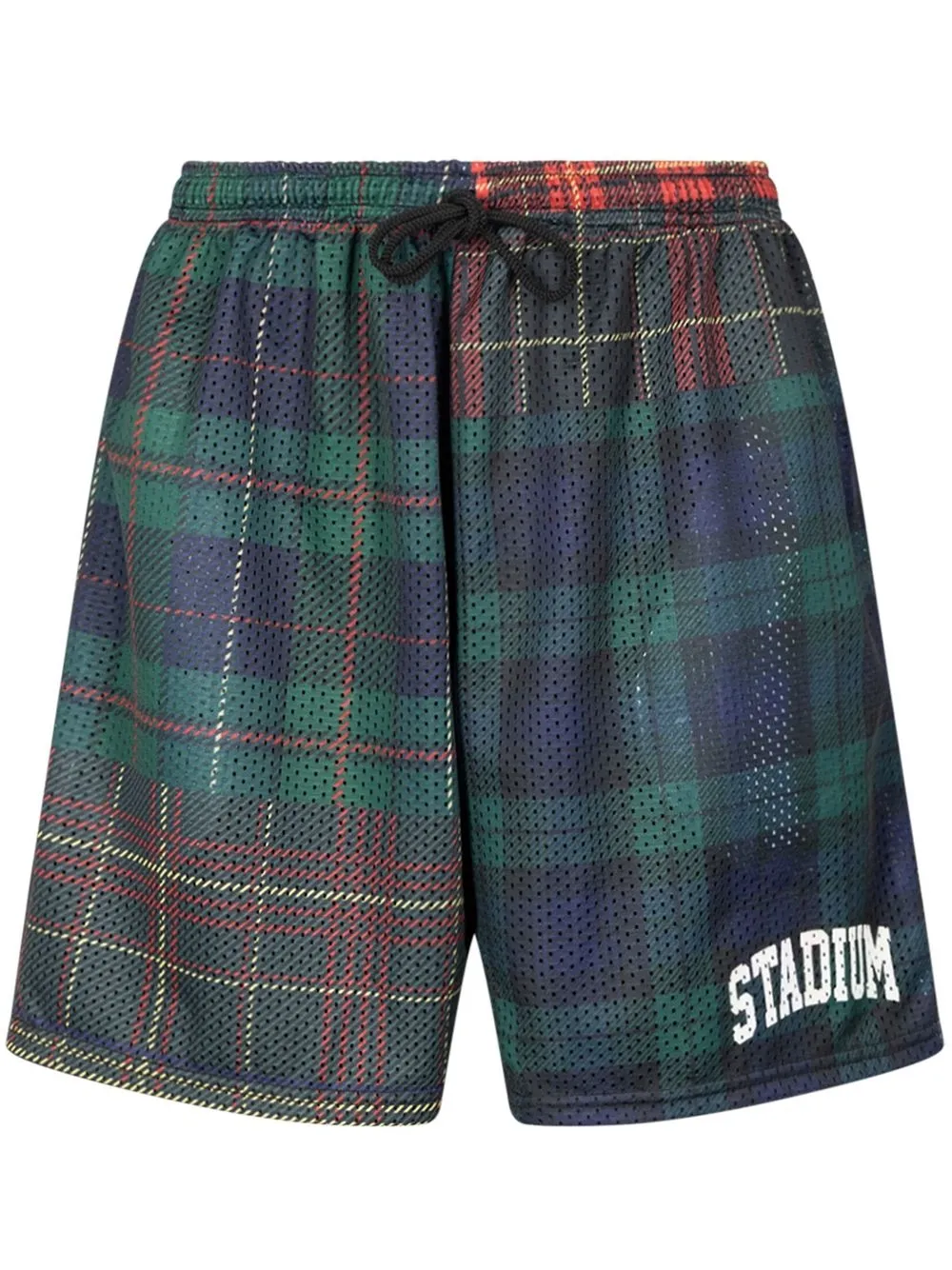 

STADIUM GOODS® mesh plaid shorts - Green