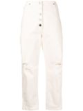 Rachel Comey tapered ripped jeans - White