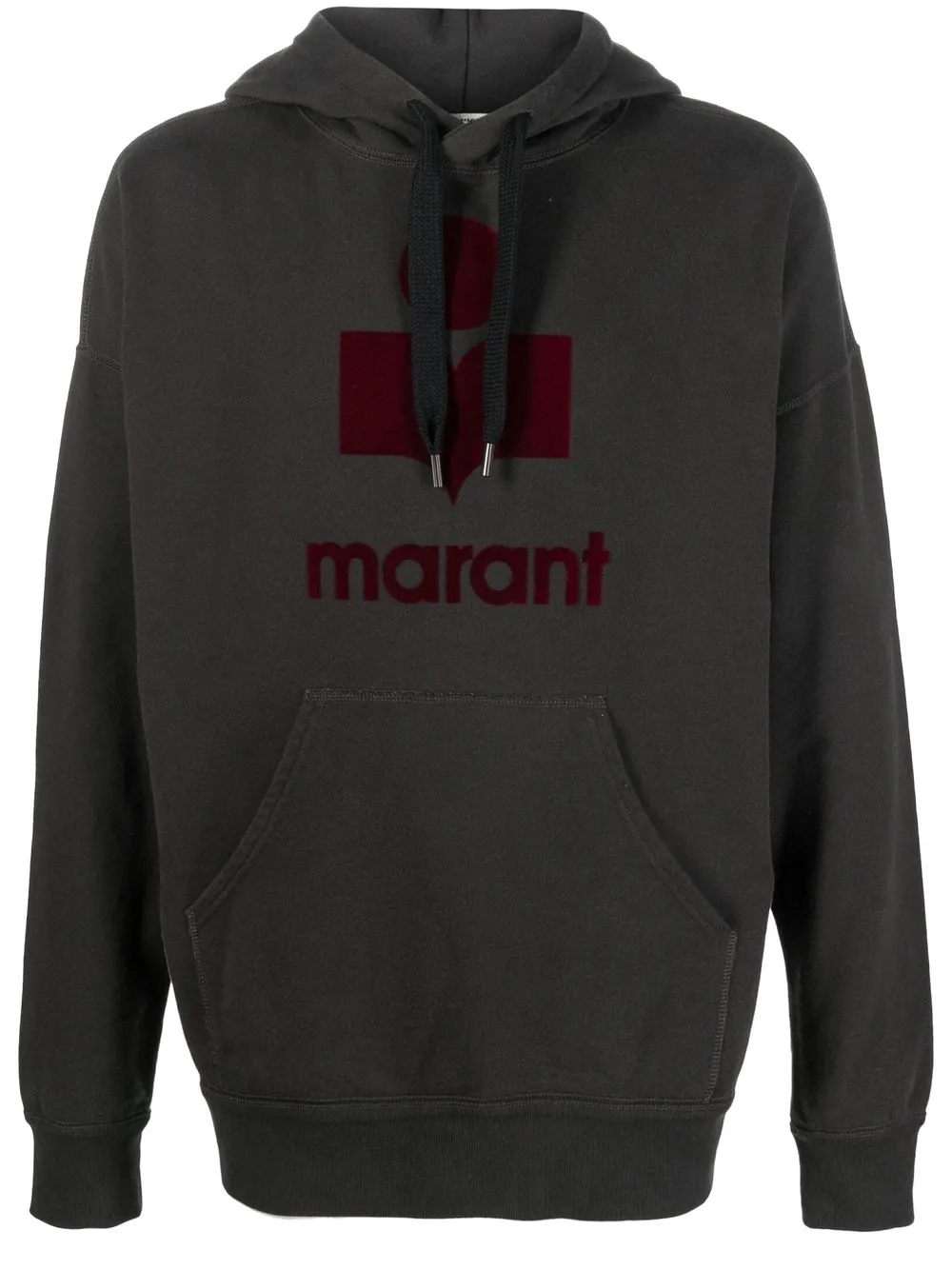 

Isabel Marant hoodie con logo y cordones - Negro