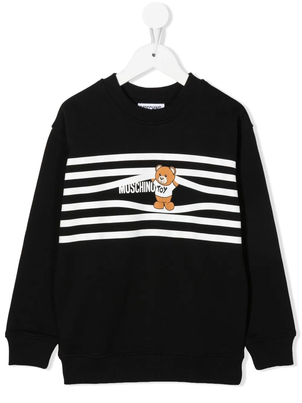 

Moschino Kids sudadera con motivo Teddy Bear - Negro