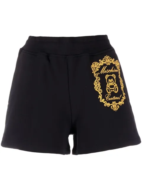 Moschino bermudas con logo bordado