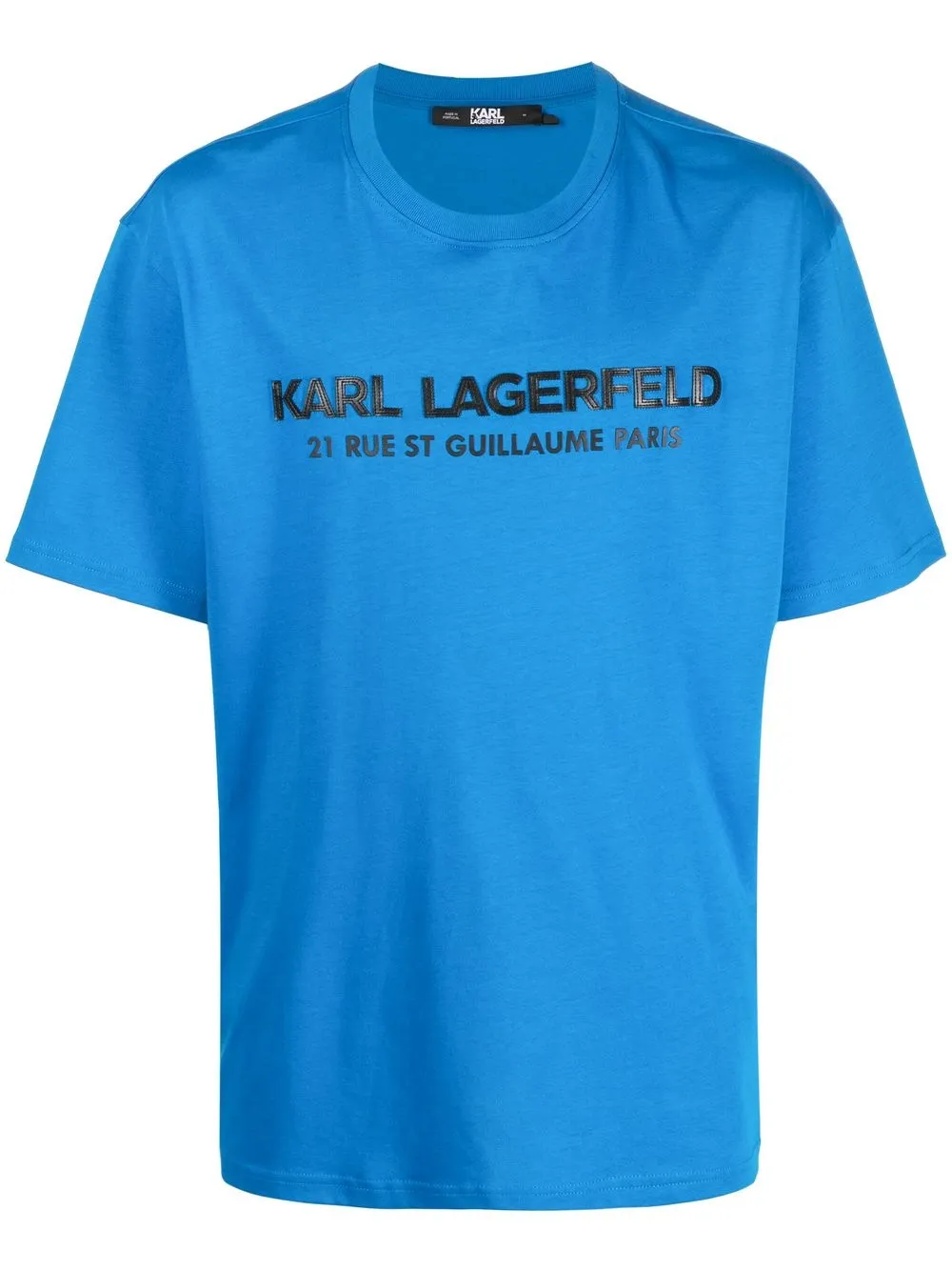 

Karl Lagerfeld playera con logo - Azul