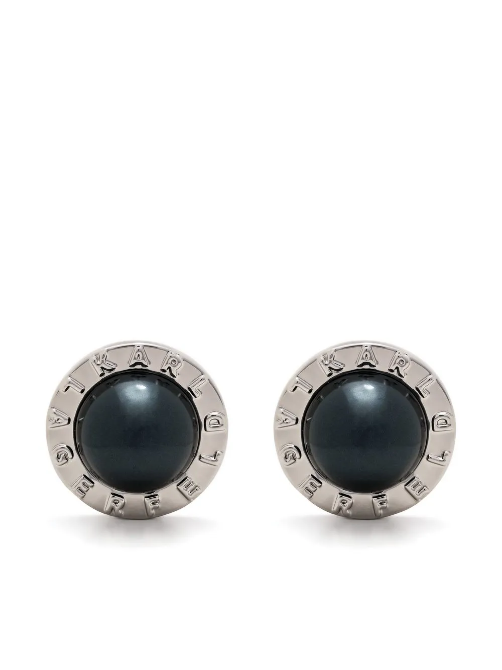 

Karl Lagerfeld K/Essential faux-pearl earrings - Silver