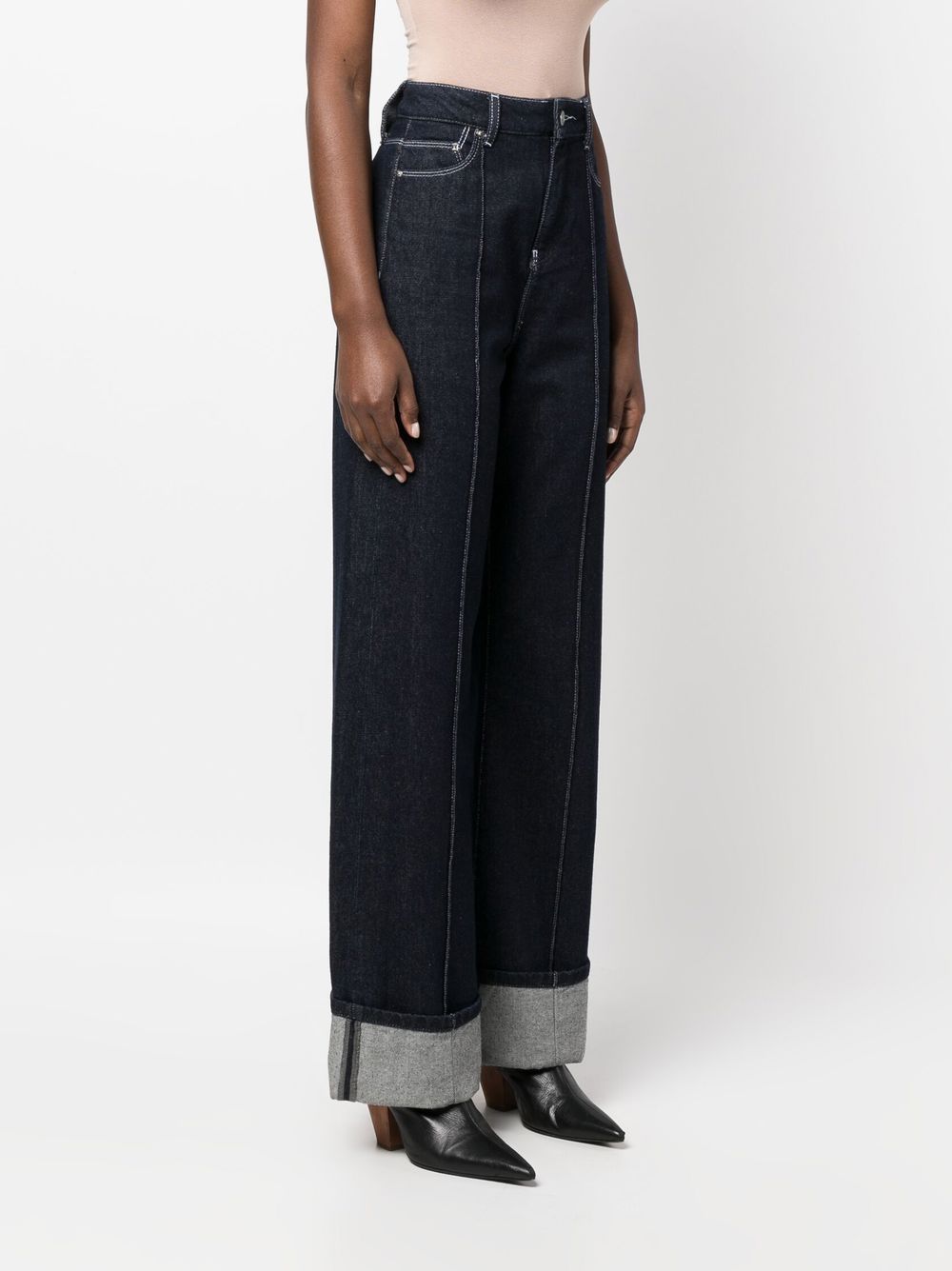 Karl Lagerfeld High waist jeans - Blauw