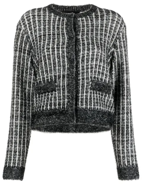 Karl Lagerfeld bouclé knitted cardigan