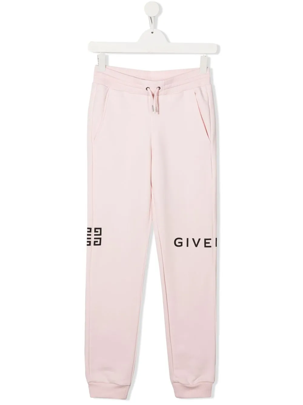 

Givenchy Kids TEEN leg-logo tracksuit trousers - Pink