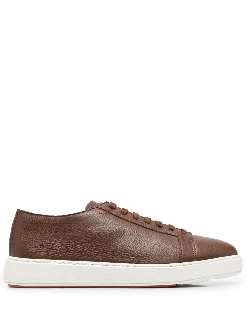 Santoni low-top lace-up sneakers - Brown