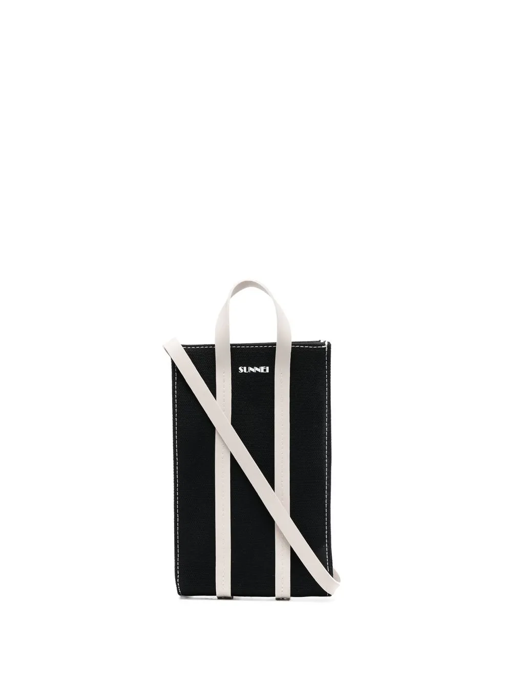 

Sunnei cartera con logo estampado - Negro