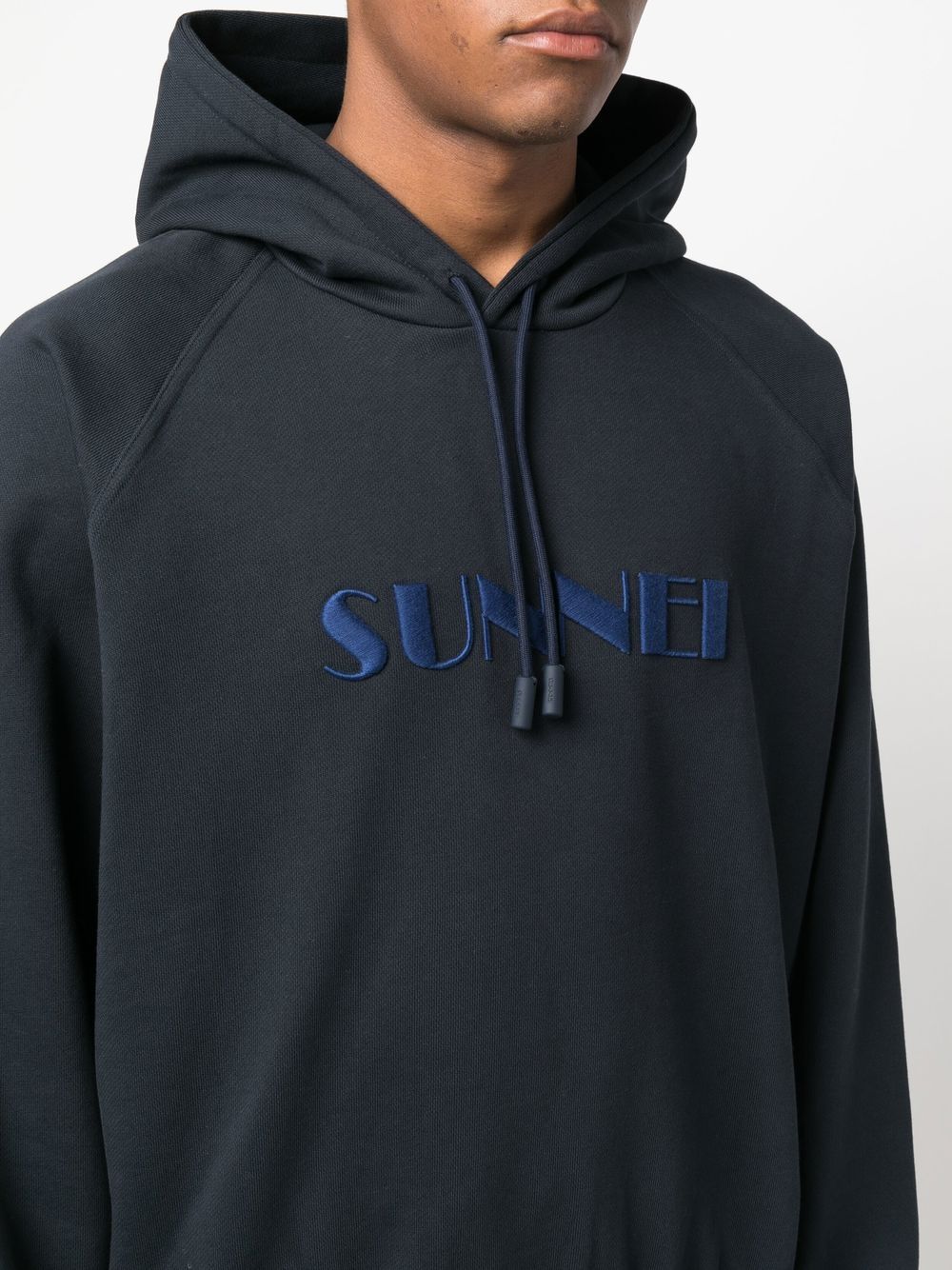 Sunnei Logo Drawstring Hoodie - Farfetch