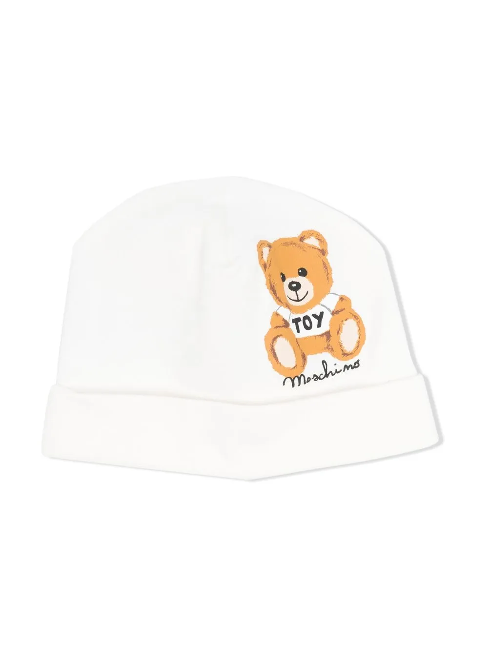 

Moschino Kids gorro con estampado Teddy Bear - Blanco