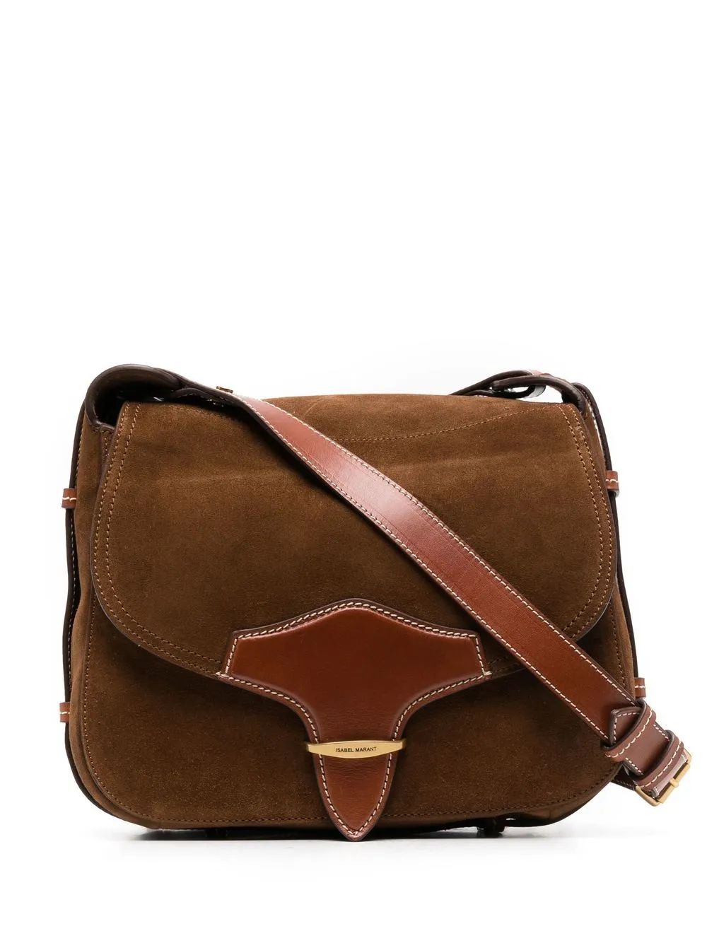 

Isabel Marant Wasy suede satchel bag - Brown