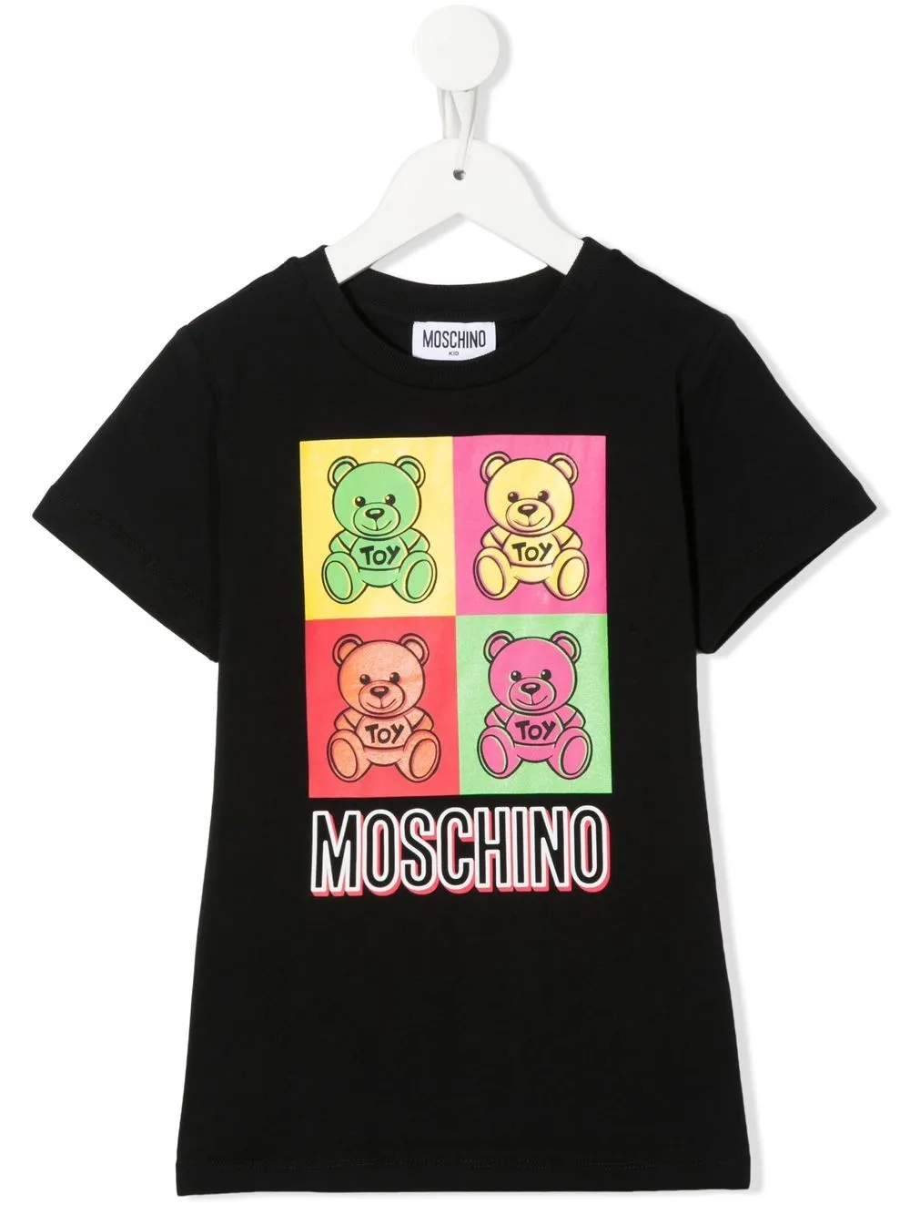 

Moschino Kids pop-art teddy T-shirt - Black