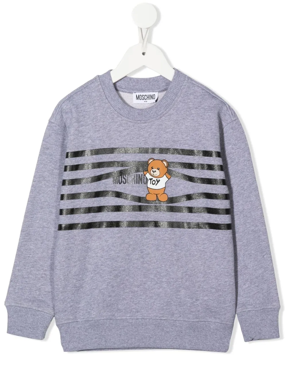 

Moschino Kids sudadera con motivo Teddy Bear - Gris