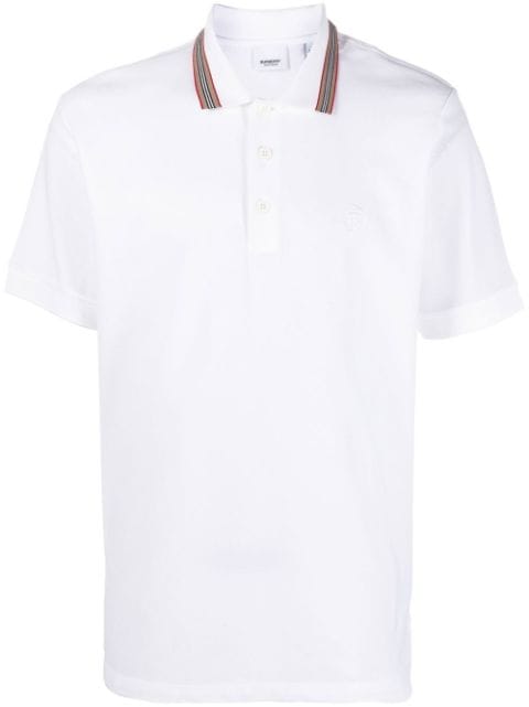 Burberry Icon Stripe cotton polo shirt