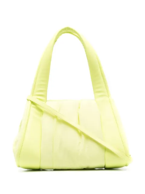 Themoirè padded-panel tote bag