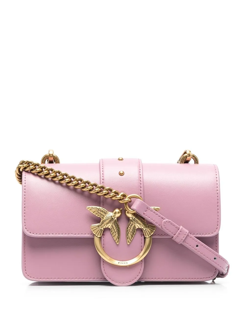 

PINKO bolsa crossbody Love - Rosado