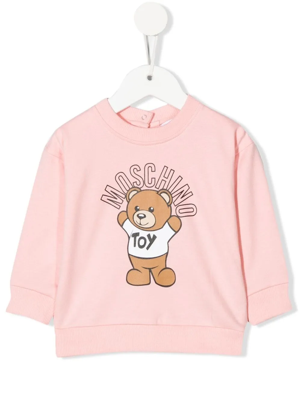 

Moschino Kids sudadera con motivo Teddy Bear - Rosado