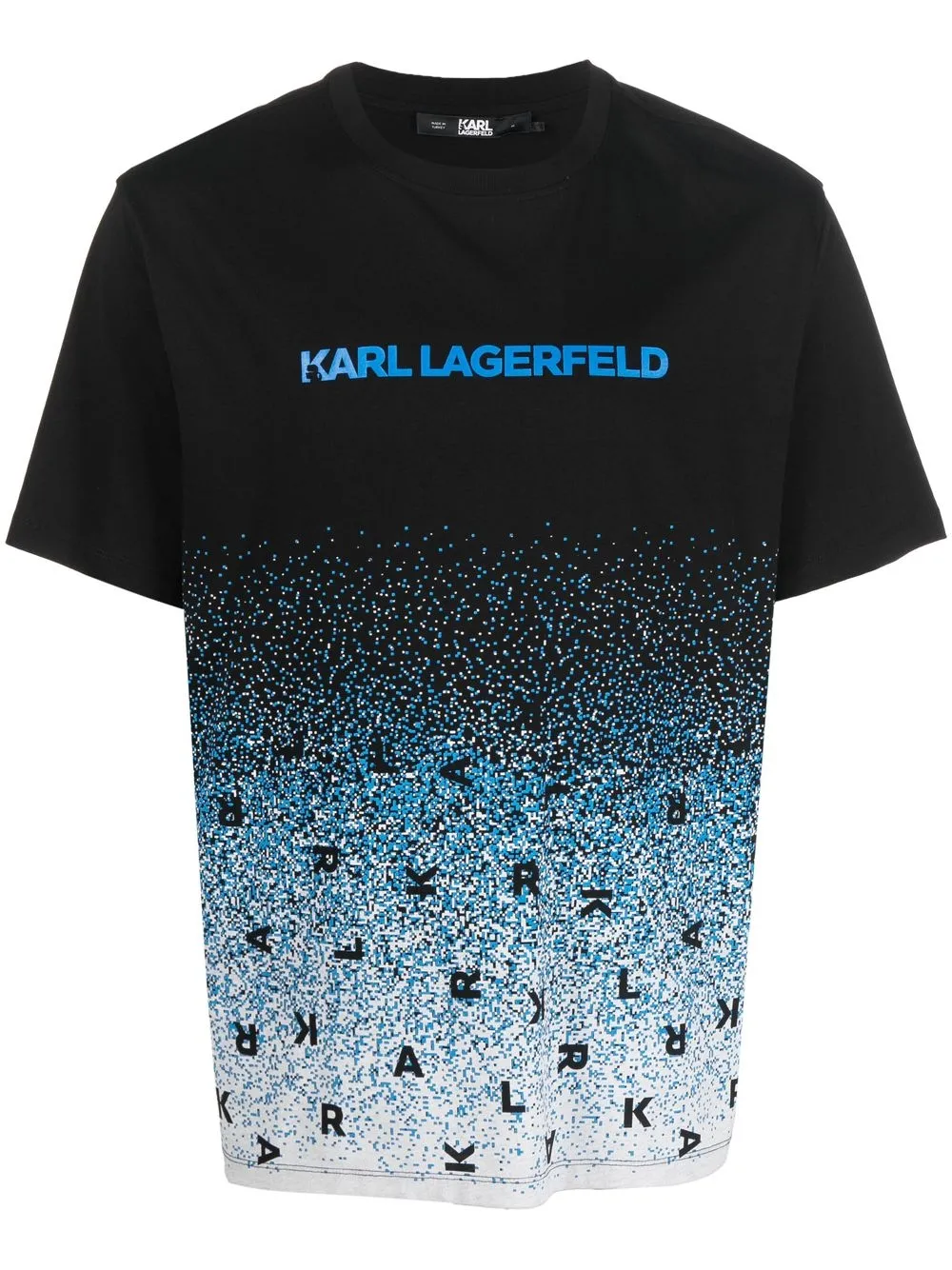 

Karl Lagerfeld playera con logo estampado - Negro