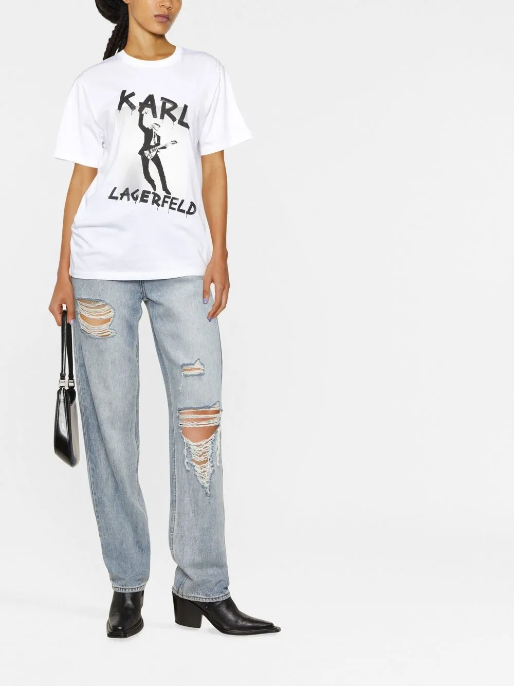 Karl Lagerfeld Oversized T-shirt - Wit