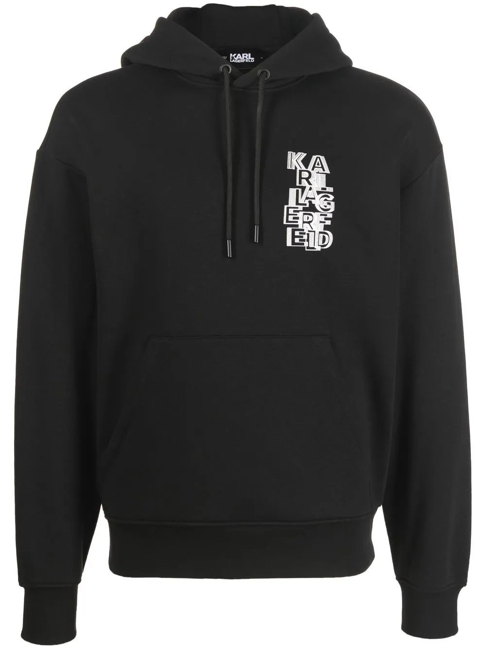 

Karl Lagerfeld hoodie con logo estampado - Negro