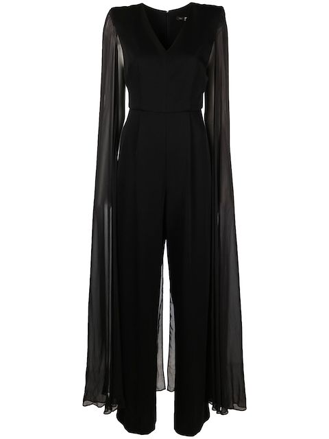 Karl Lagerfeld cape-design wide-leg jumpsuit