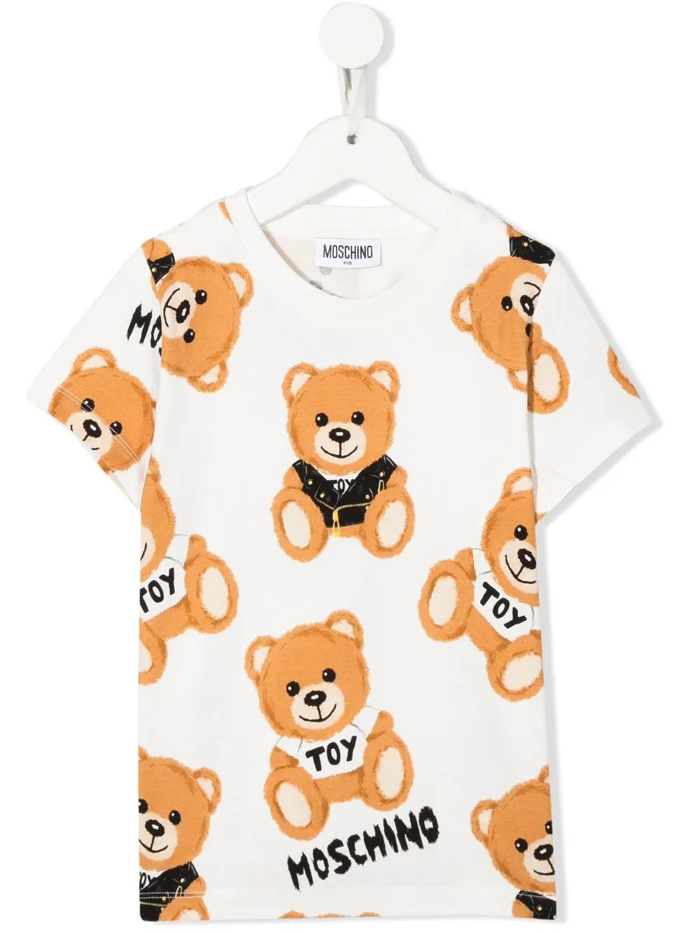 

Moschino Kids teddy bear-print short-sleeved T-shirt - White