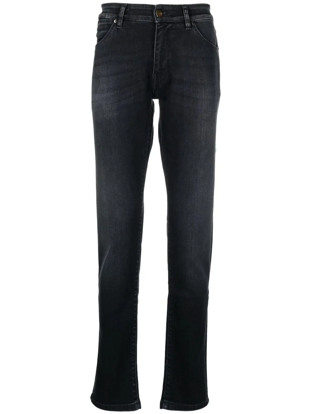 

PT TORINO jeans slim con tiro alto - Negro