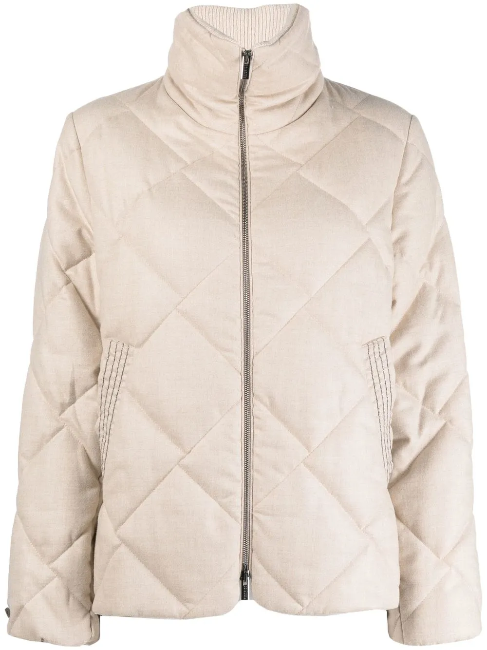 

Peserico quilted padded jacket - Neutrals