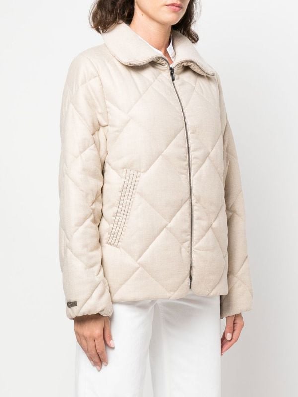 Peserico Quilted Padded Jacket - Farfetch