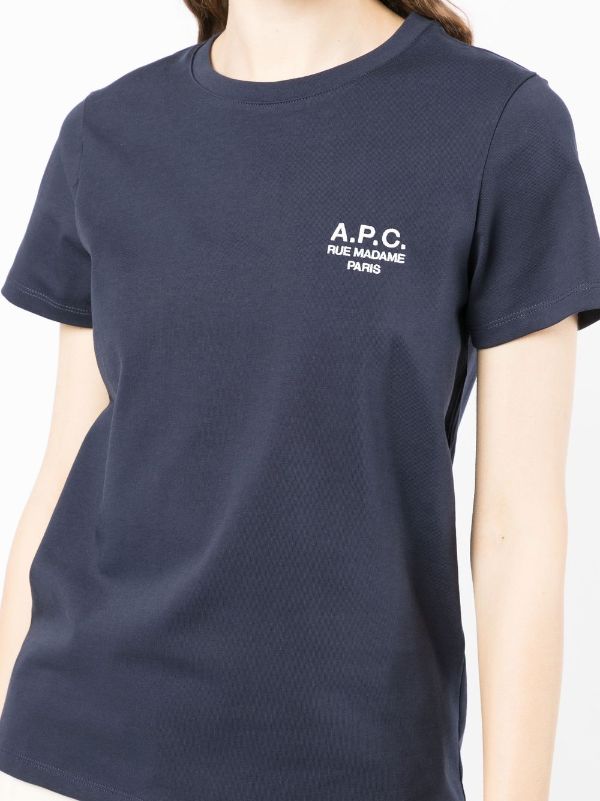 A.P.C. Denise logo-print T-shirt - Farfetch