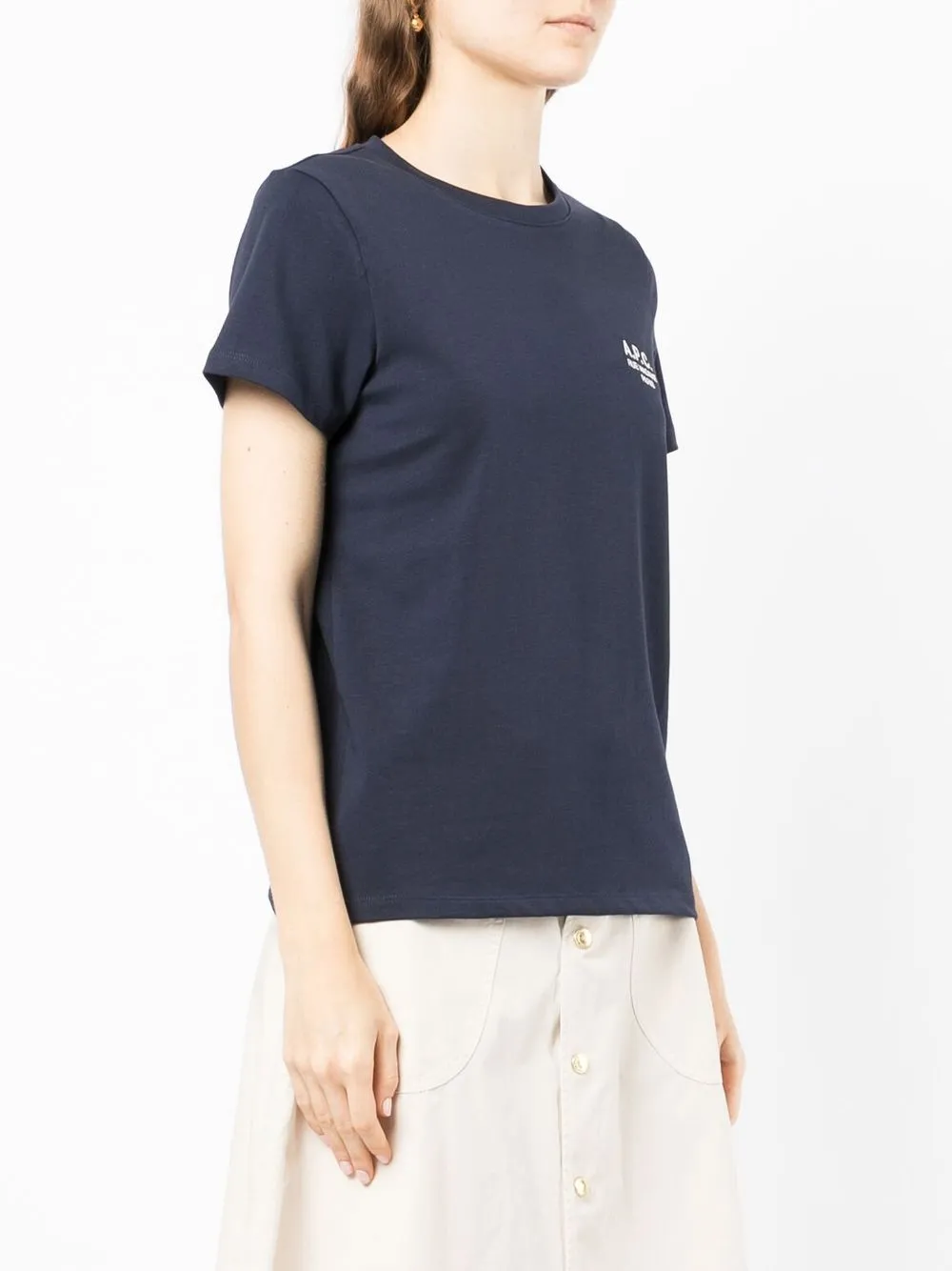 Affordable A.P.C. Denise logo-print T-shirt Women