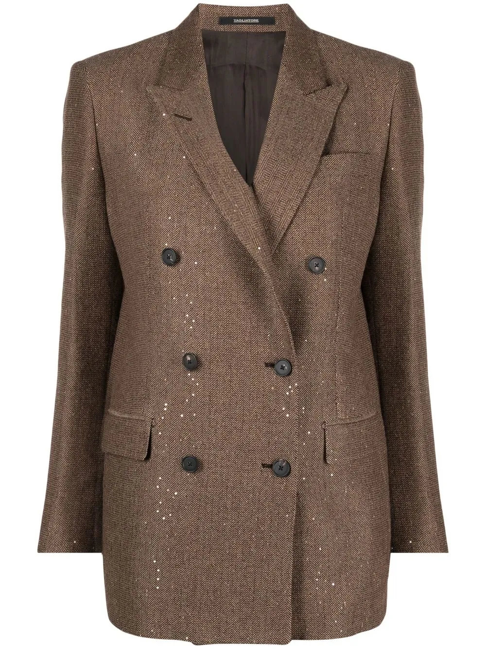 

Tagliatore Jasmin double-breasted blazer - Brown